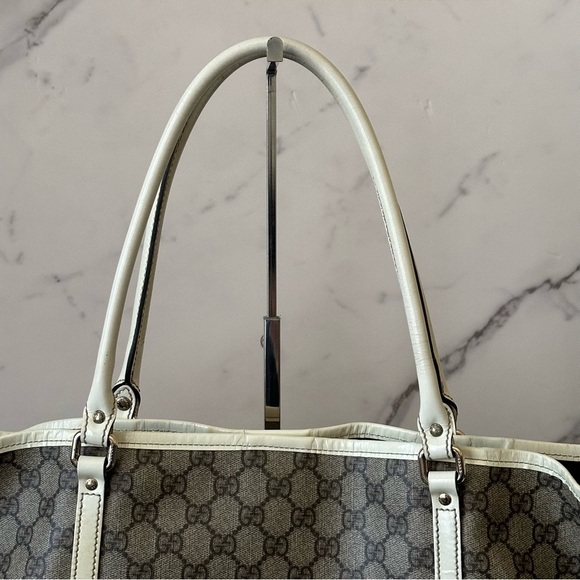🧡GUARANTEED AUTHENTIC GUCCI GG SUPREME MEDIUM JOY TOTE🧡 - Picture 3 of 16